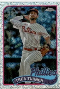 2024 TOPPS CHROME TREA TURNER SILVER PACK MOJO T89C-64 PHILLIES - Foto 1 di 2