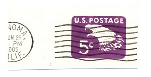 U.S. Scott # U 550a 5c Eagle Cut Square Stamp Sonoma CA 1965 (a1) - Picture 1 of 1