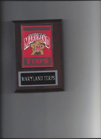MARYLAND TERPS PLAQUE BASKETBALL TERRAPINS Cover