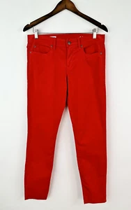 GAP Legging Pana Jean Talla 29 8R Naranja Brillante Bolsillos Ajustados Elastizados Bengals - Imagen 1 de 9