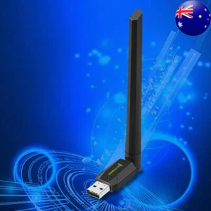 650Mbps WiFi Dongle Adapter Free Drive Dual Band 2.4G 5Ghz Useful for Desktop PC - Afbeelding 1 van 11