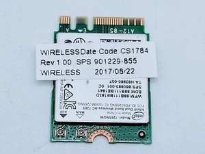 TARJETA WIFI INTEL 7265NGW DOBLE BANDA INALÁMBRICA-AC 7265 WLAN BLUETOOTH 860883-001 - Imagen 1 de 3