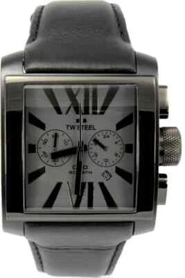 NEW TW STEEL CE3014 CHRONOGRAPH QUARTZ MEN'S BLACK GRAY SPORT WATCH CEO GOLIATH - Image 1 of 4