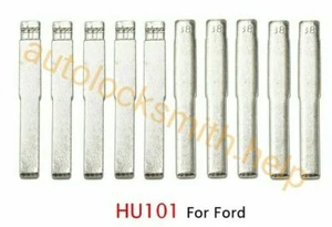 10pcs HU101 Key Blade for Ford Flip Key DIY/Xhorse/kd900 with markup - Picture 1 of 2