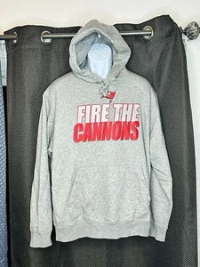 Sudadera con capucha gris jaspeado Tampa Bay Buccaneers "Fire The Cannons" - Imagen 1 de 21