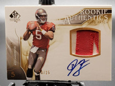 Josh Freeman 2009 SP Authentic AUTHENTICS GOLD 20/25 Autograph RC Patch #383