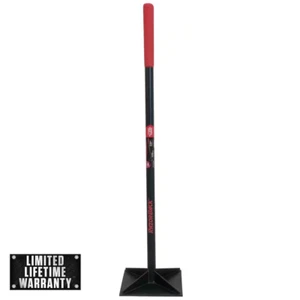Razor-Back Steel Tamper 10 in. x 10 in. Cushion Grip Long Handle Durable Steel - Picture 1 of 12