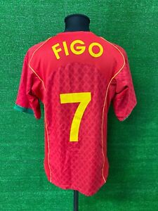 Maglia PORTOGALLO PORTUGAL FIGO Store No Match Worn Shirt Camiseta Jersey Rare