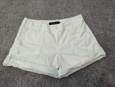 Calvin Klein Jeans Shorts Womens Size 12 White Denim Inseam: 4" Outdoor - Image 1 of 4