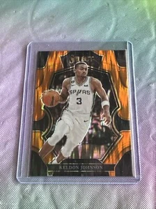 Keldon Johnson 2022-23 Select Orange Flash Prizm #154 Premier Level - Spurs - Picture 1 of 2