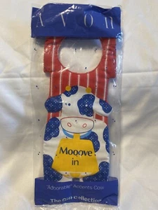 Vintage AVON The Gift Collection Adoorable Accents Cow Door Hanger NIP - Picture 1 of 5
