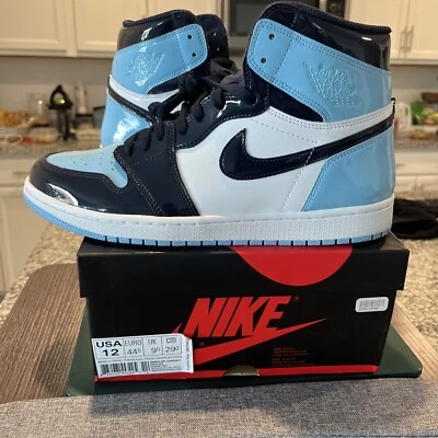 Talla 12w/10.5- Air Jordan 1 Retro OG Alto Azul Chill W Foto 1 de 4
