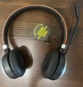 Jabra Evolve 65 SE Stereo - Bluetooth - Headset - Schwarz (6599-833-309) NEU! - Bild 1 von 5
