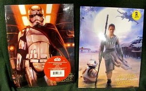 Star Wars The Force Awakens 3-Prong Portfolio Binder Folders, 2 Pack sealed - Picture 1 of 4