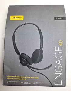 Casque stéroïque Jabra Engage 40 USB-C UC 4099-410-299 - Photo 1/4