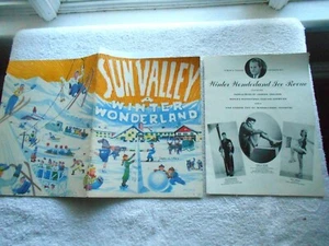 1939-40 N.Y. WORLD'S FAIR ART-DECO SUN VALLEY IDAHO PROMO BOOK + ICE REVUE - Picture 1 of 7
