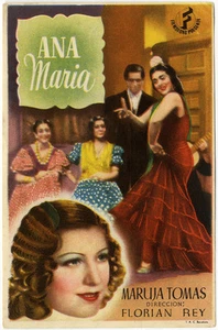 Programme Espagnol ANA MARIA Florian Rey MARUJA TOMAS 1944 - Imagen 1 de 1