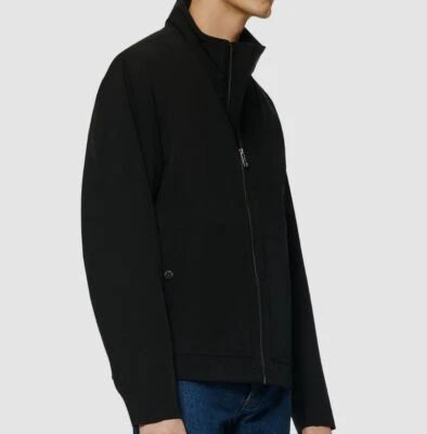 $225 Marc New York Men's Black Full-Zip Bowers Water Resistant Jacket Size S - Image 1 of 4