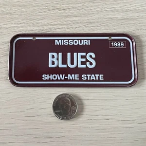 1989 Missouri Blues Mini Fahrrad Müsli Premium Nummernschild LP34 - Bild 1 von 2
