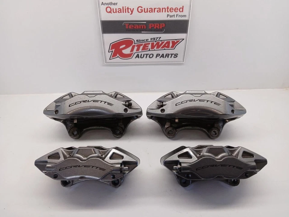 14-19 CORVETTE C7 STINGRAY BASE SET OF 4 CALIPERS,SILVER OPT JL9 — 第 1/4 张图片