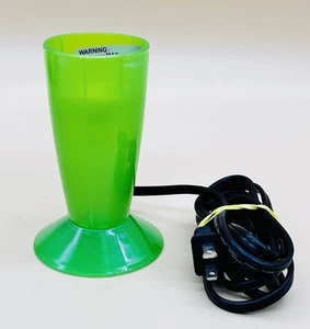 Lava Lamp Motion & Glitter Type Green Plastic Base Only w/Bulb TESTED GUC L@@K - Picture 1 of 11