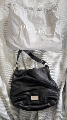 Oroton Mystical Hobo black leather shoulder bag - Image 1 of 4
