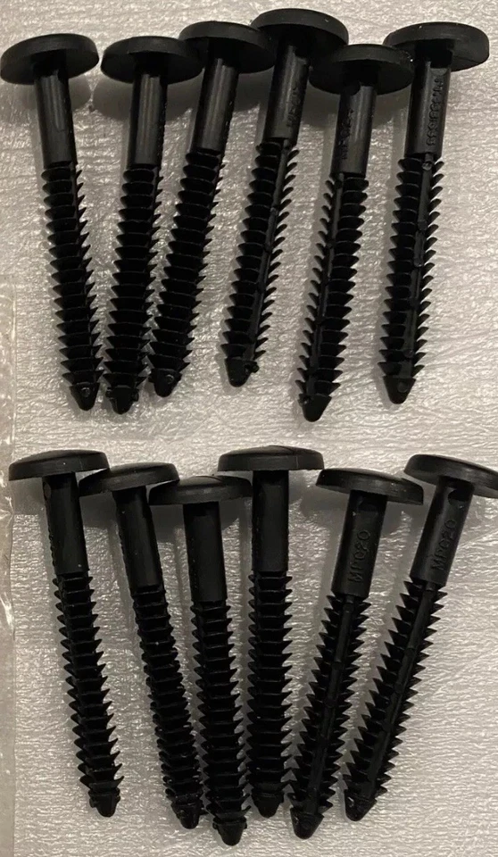 Builders Edge Black 3" Easy Lok Exterior Shutter Fasteners  (12-Pack) - Image 1 of 2