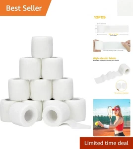 12 Rollen Selbstklebendes 2" Athletic Pre-Wrap Klebeband - Perfekt für Sport & Haustiere - Bild 1 von 9