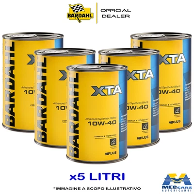 5 LITRI BARDAHL XTA 10W40 OLIO MOTORE POLAR PLUS BENZINA DIESEL ACEA A3 B4 VW RN - Immagine 1 di 4