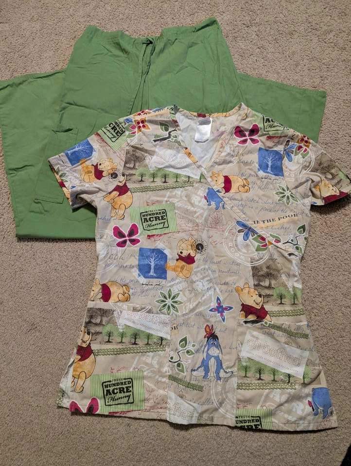 Conjunto de blusa e calças Winnie The Pooh Disney XS esfoliante - Imagem 1 de 4