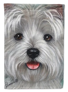 Caroline's Treasures Westie Kissable Face House Flag PPP3212CHF - Picture 1 of 4