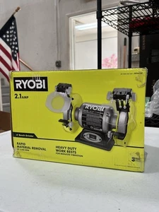 Ryobi BG612G 2.1 Amp 6 inch Bench Grinder BRAND NEW - Picture 1 of 2