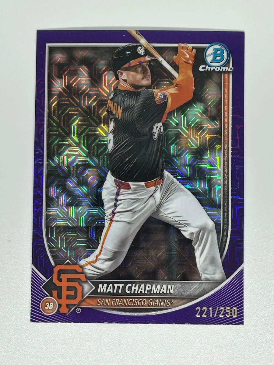 Bowman Matt Chapman Baseball Trading Cards & Accessories for sale