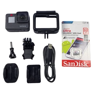 GoPro Hero 5 Digital Action Camera Waterproof Video 4K HD 12MP HERO 5 Cam Black - Picture 1 of 8