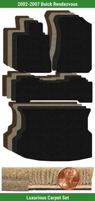 Conjunto de tapete de luxo personalizado Lloyd para 2002-2007 Buick Rendezvous (4 peças) #24B - Imagem 1 de 4