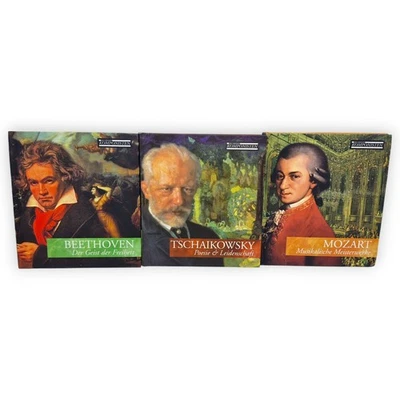 Die Grossen Komponisten 1 2 3 Beethoven Tchaikowsky Mozart CD Heft Sonderausgabe - Bild 1 von 4