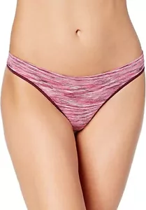 Jenni by Jennifer Moore Women's Seamless Thong Berry Space Dye L - NWOT - Picture 1 of 1