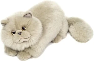 Teddy Hermann Perserkatze liegend 24 cm 91839 Kuscheltier Plüschtier Stofftier - Bild 1 von 5