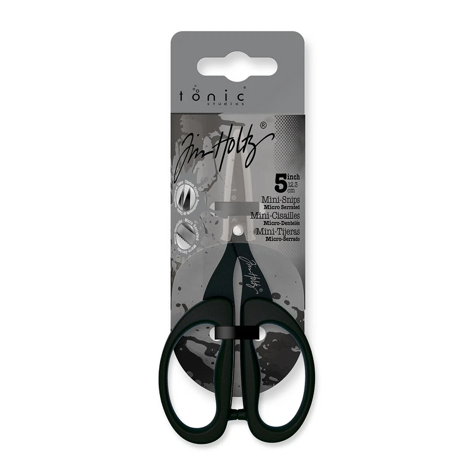Tim Holtz MINI SNIPS - Micro Serrated 5" Scissors 816EUS Tonic Studio - image 1 of 1