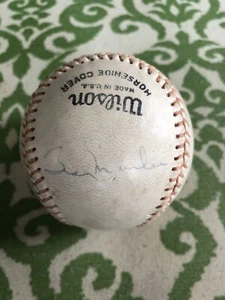 Vintage 1970s Billy Martin Signed Baseball JSA Yankees HOF - Picture 1 of 10