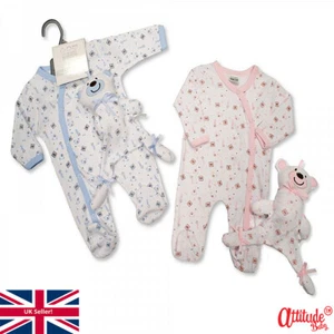 Traje para dormir y edredón para bebé todo en uno que incluye juguete suave - Imagen 1 de 1