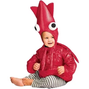Hyde & Eek Baby Infant Red Squid Costume, Ocean Life Creatures, 0-6, 6-12, 12-18 - Picture 1 of 1