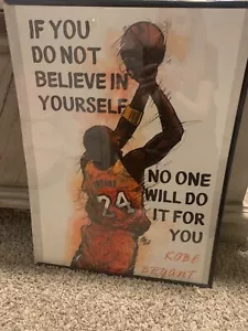 kobe picture inspirational quote in frame - Picture 1 of 1