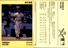 Moises Alou 1989 Star #93 RC Card Salem Buccaneers