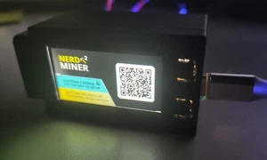 Nerd Miner v2 - Solo Bitcoin Miner - Lottery Miner - Crypto Miner - Pantalla de 1,9" - Imagen 1 de 18