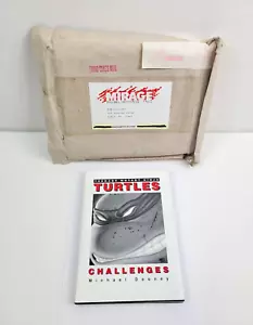 Mirage Teenage Mutant Ninja Turtles 1991 "Desafíos" 51/500 libro de tapa dura raro - Imagen 1 de 10
