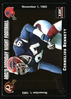 Cornelius Bennett 1993 Action Packed Monday Night Football #37 FOOTBALL Card - Image 1 of 2