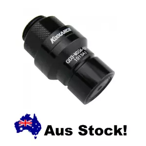 Koolance QDC3 Quick Disconnect Fitting Coupler G 1/4 Male Black Aus Stock - Picture 1 of 1