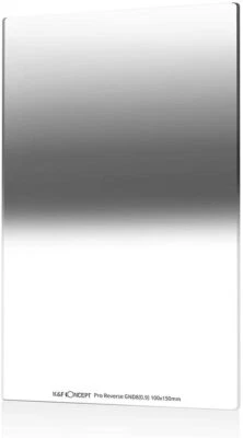 Square 100X150mm Reverse GND8 (3 Stop) Graduated Neutral Density ND Lens Filter - Image 1 of 4