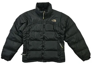 *HOT Women's THE NORTH FACE NUPTSE 700 GOOSE DOWN QUILTED PUFFER BLACK Jacket XS - Picture 1 of 21